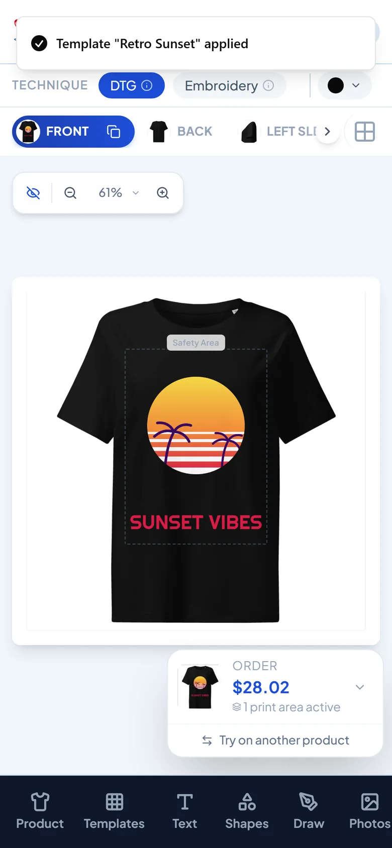 Design it right on the product